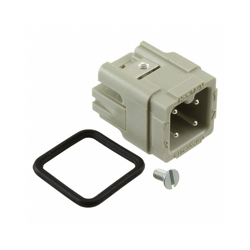 1 pcs : 09200032611 - INSERT MALE 3POS+1GND SCREW