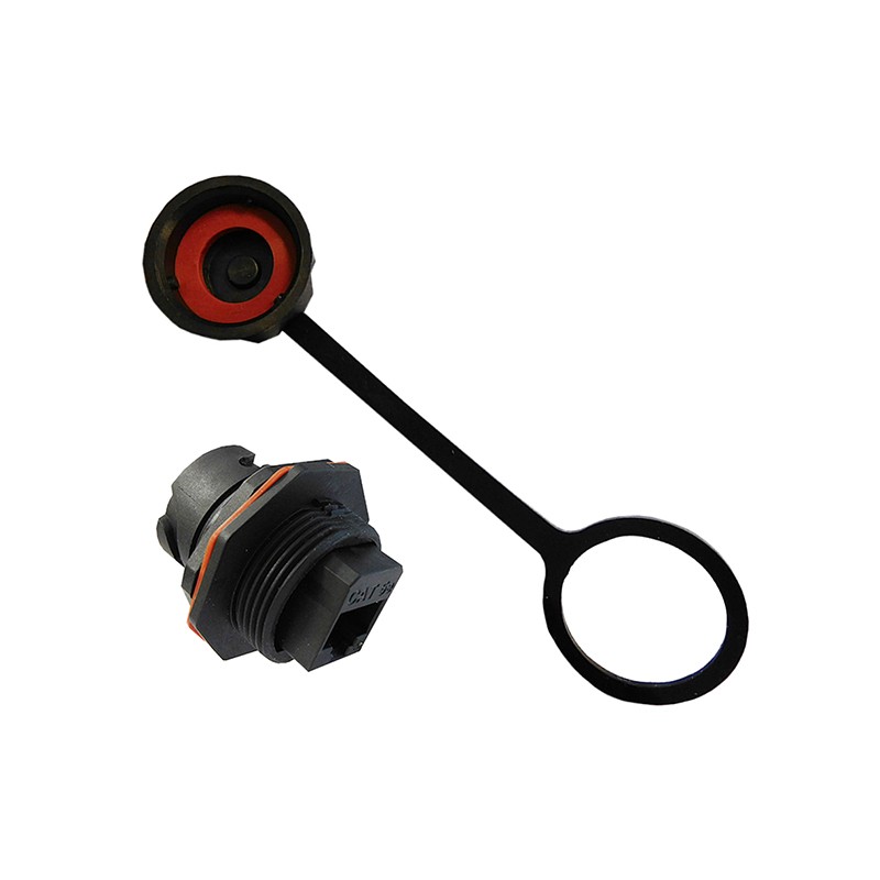 1 pcs : SS-60400-025 - CONN MOD JACK COUPLR CAT5E IP67