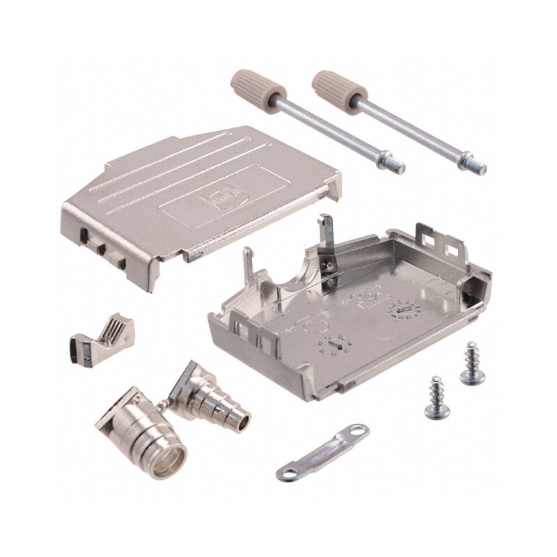 1 pcs : 09670250425 - CONN BACKSHELL 25POS 180DEG SHLD