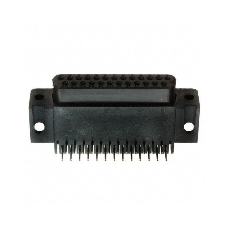 1 pcs : 747461-1 - CONN D-SUB RCPT 25POS R/A SLDR