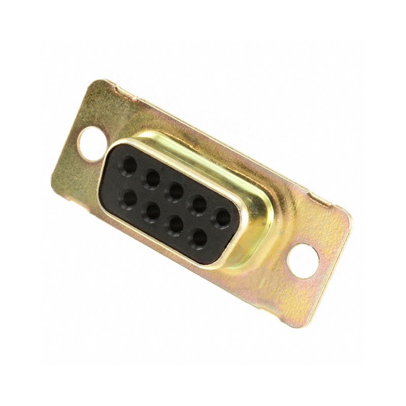 1 pcs : 205161-1 - CONN D-SUB HOUSING RCPT 9POS