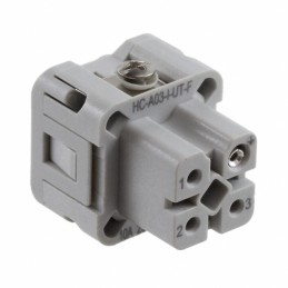 1 pcs : 1585223 - INSERT FMALE 3POS+1GND SCREW