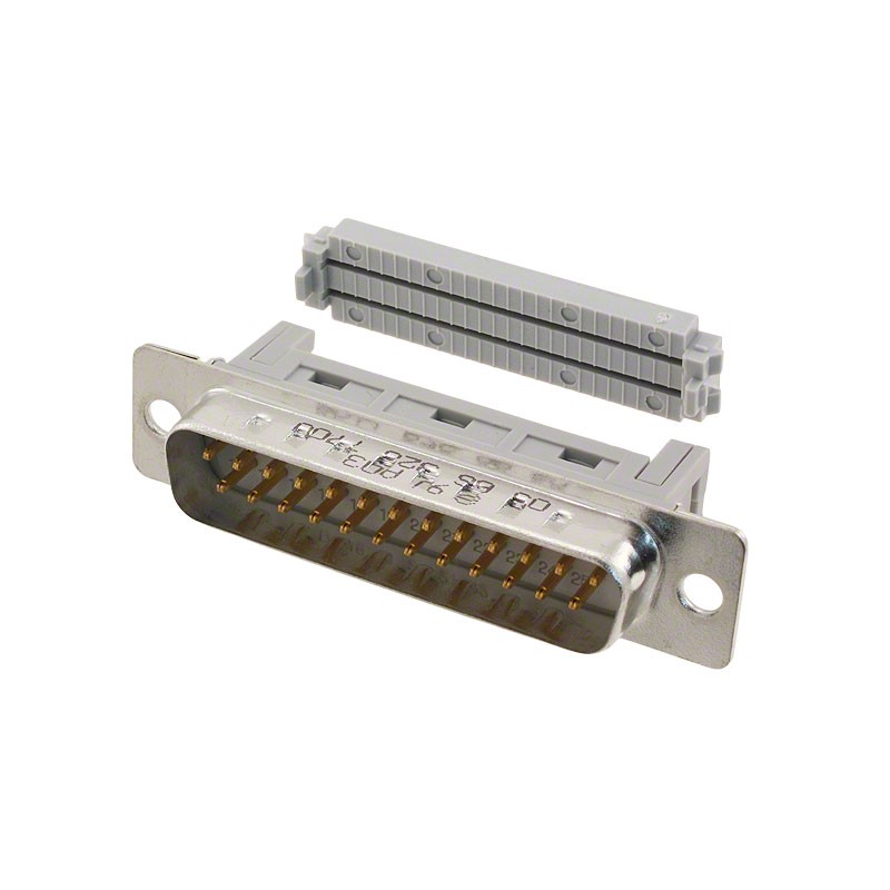 1 pcs : 09663287700 - CONN D-SUB PLUG 25P PNL MNT IDC