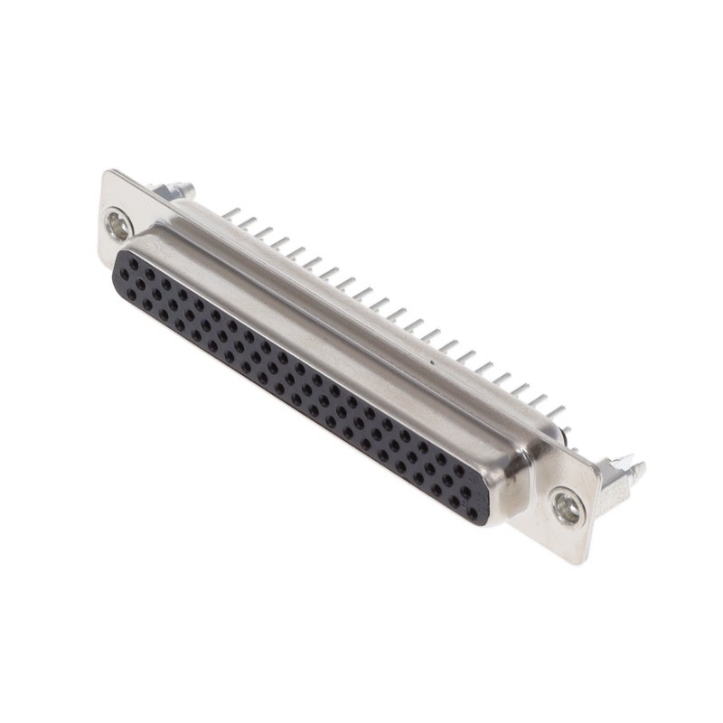 1 pcs : K86X-CD-62S-BR - CONN D-SUB HD RCPT 62P VERT SLDR