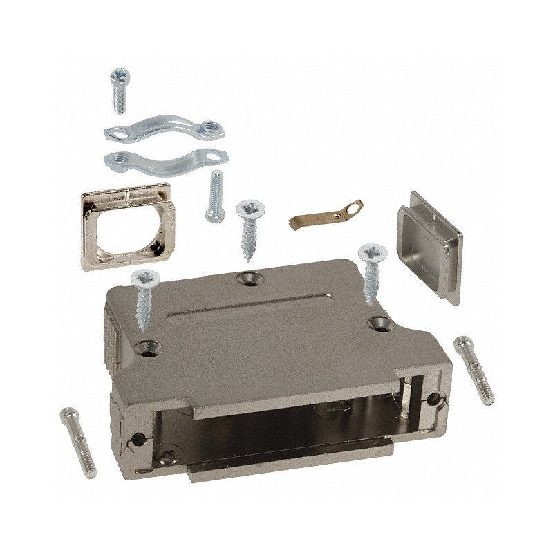 1 pcs : 982-050-020R121 - CONN BACKSHELL 50P 90/180DEG SHD