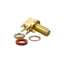 1 pcs : 0732515230 - SMA JACK R/A FOR IP66 FLAT