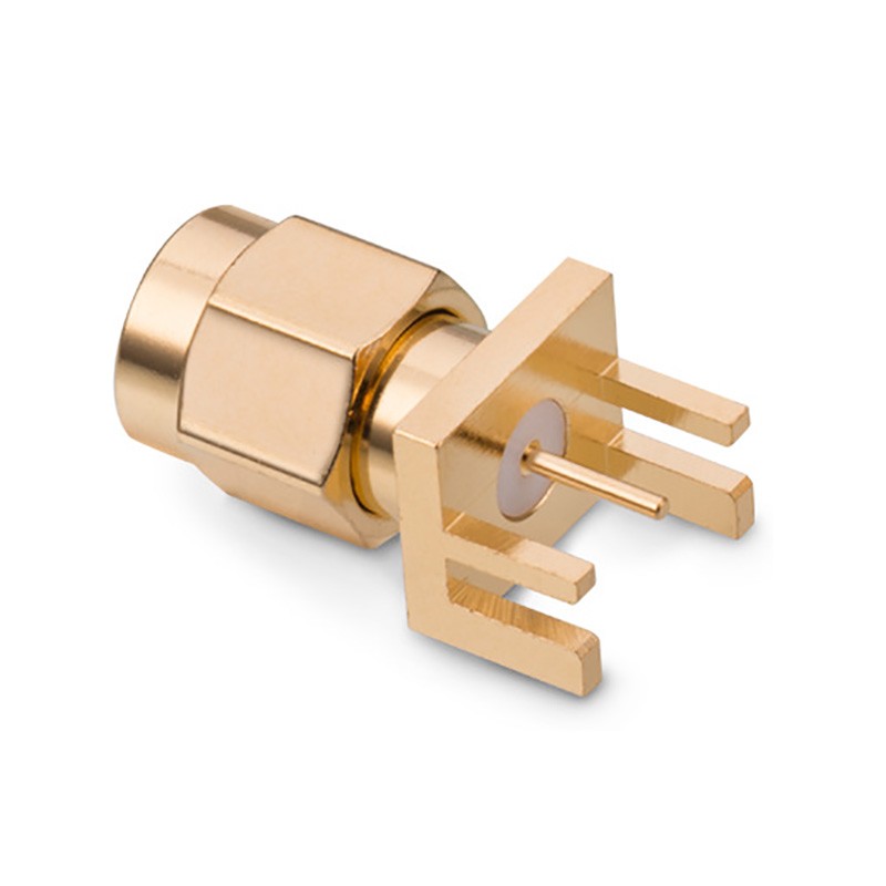 1 pcs : 60314202124525 - SMA PCB END LAUNCH PLUG ROUND PO