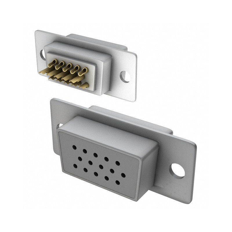1 pcs : 780-M15-203L001 - CONN D-SUB HD RCPT 15POS PNL MNT