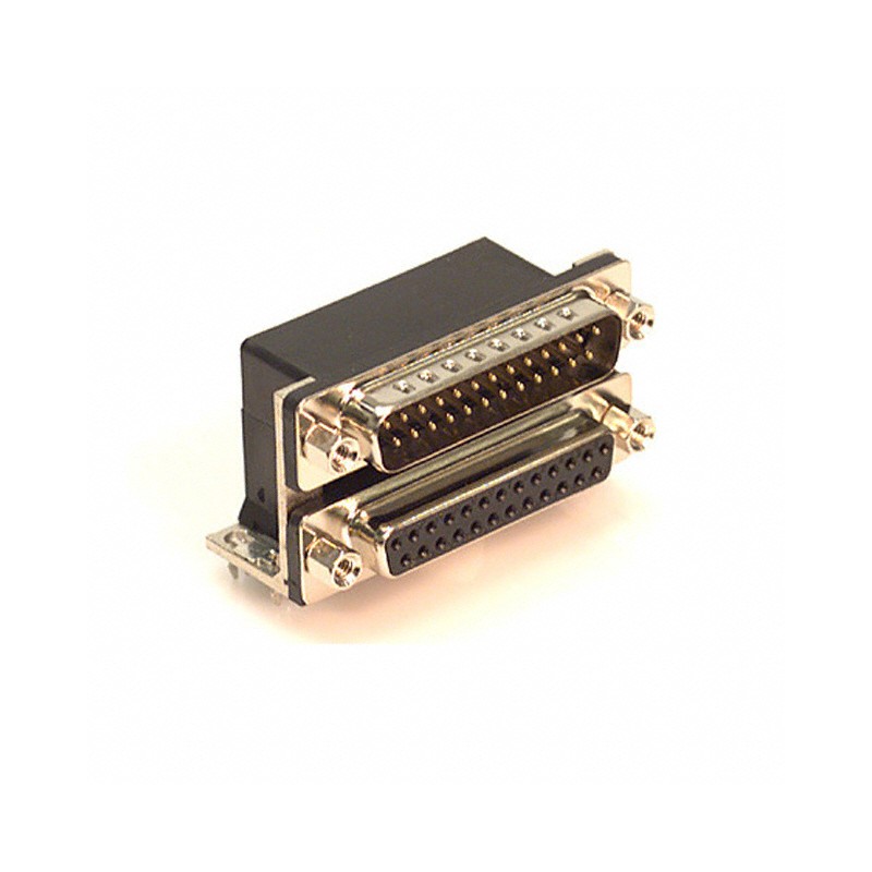 1 pcs : 189-025-413R571 - CONN D-SUB PLUG/RCPT 25P RA SLDR