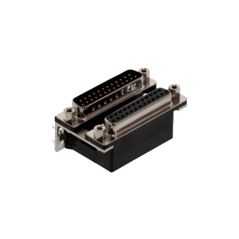 1 pcs : 178-025-313R571 - CONN D-SUB PLUG/RCPT 25P RA SLDR