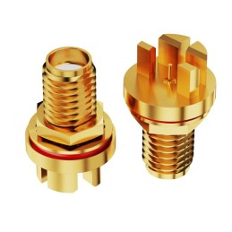 1 pcs : RFPC-SMA23-FN-186-A - SMA JACK EDGE MOUNT IP68 IP69K