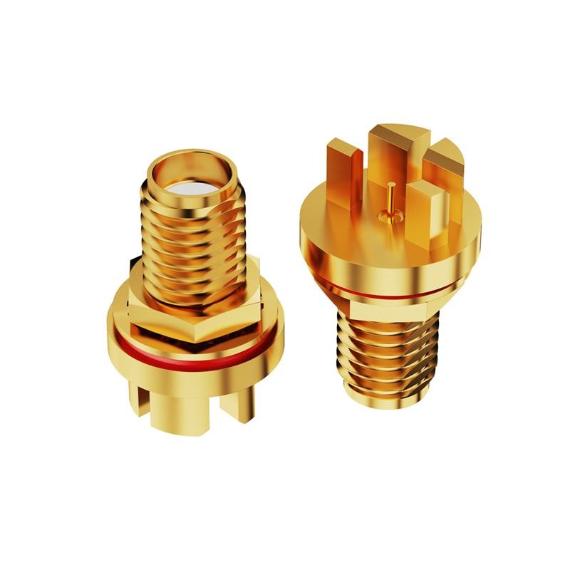 1 pcs : RFPC-SMA23-FN-186-A - SMA JACK EDGE MOUNT IP68 IP69K