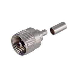 1 pcs : AUM-1700 - CONUHF-MALE CRIMP TYPE PL259