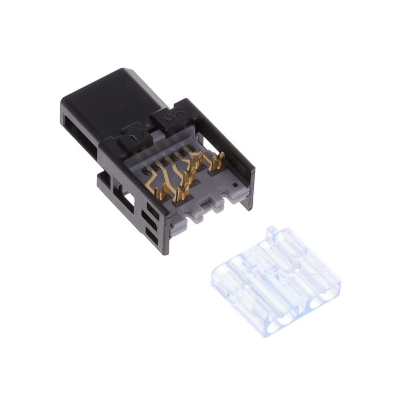 1 pcs : IX32G-B-8S-CV(7.0) - PLUG B KEY 8POS IDC 22AWG