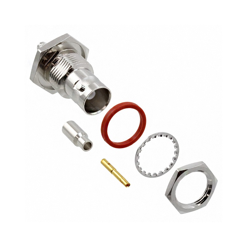 1 pcs : VB40-2061 - CONN BNC JACK STR 75 OHM CRIMP