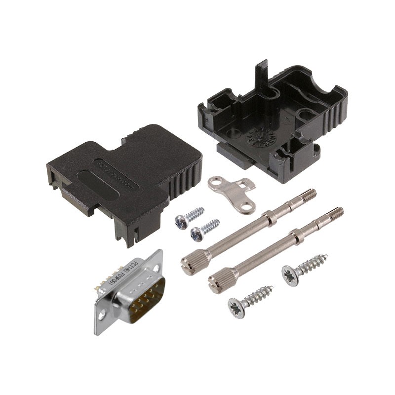 1 pcs : 1731140091 - CONN D-SUB PLUG 9POS SLDR CUP