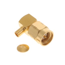 1 pcs : R124153003W - SMA / RIGHT ANGLE PLUG SOLDER TY