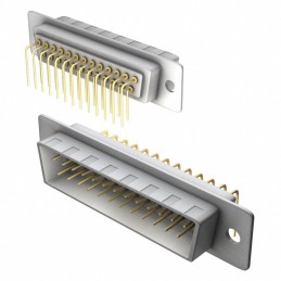 1 pcs : 774-E25-113R001 - CONN D-SUB PLUG 25POS R/A SLDR