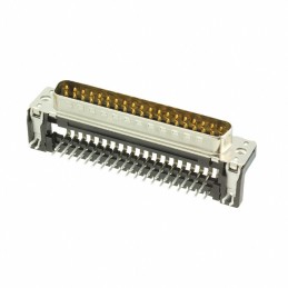 1 pcs : 09654625812 - CONN D-SUB PLUG 37POS R/A SLDR