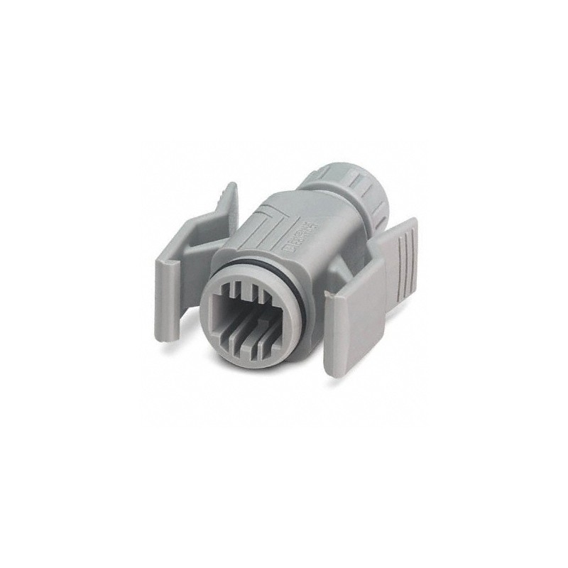 1 pcs : 1688696 - CONN MOD PLUG HSG RJ45 GRAY