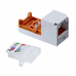1 pcs : CJ588WHY - CATEGORY 5E, RJ45, LEADFRAME, 8-