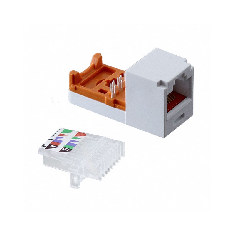 1 pcs : CJ588WHY - CATEGORY 5E, RJ45, LEADFRAME, 8-