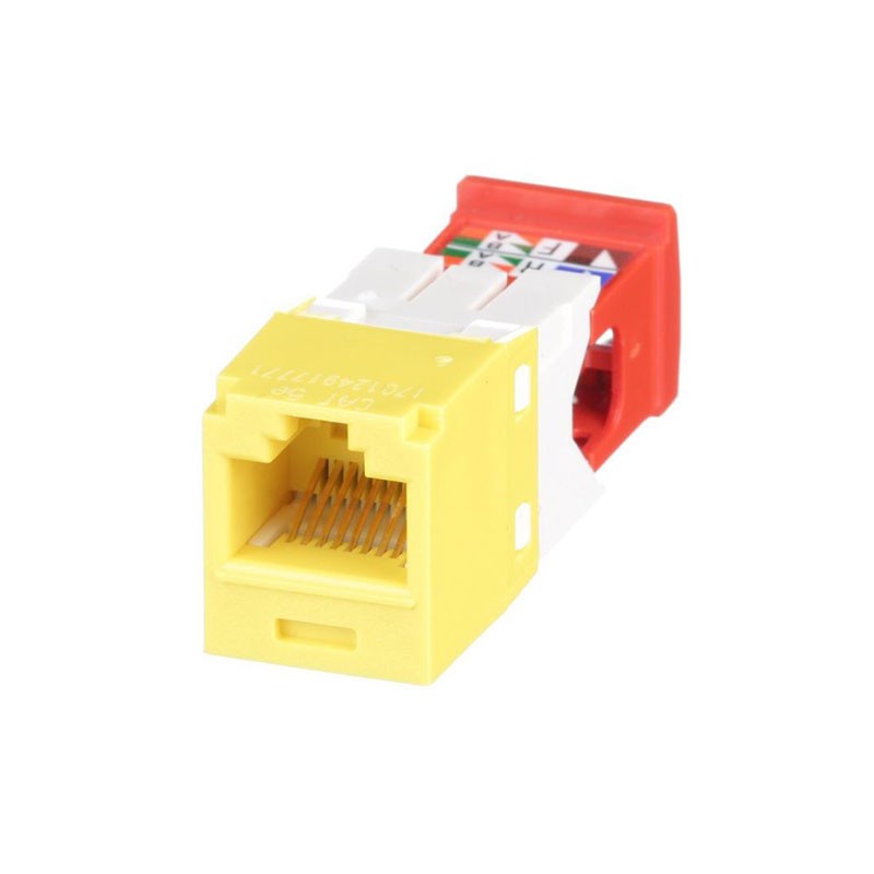 1 pcs : CJ5E88TGYL - CATEGORY 5E, RJ45, 8-POSITION, 8