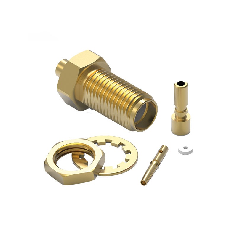 1 pcs : 60326420112320 - WR-SMA_CABLE CONNECTOR_BULKHEAD