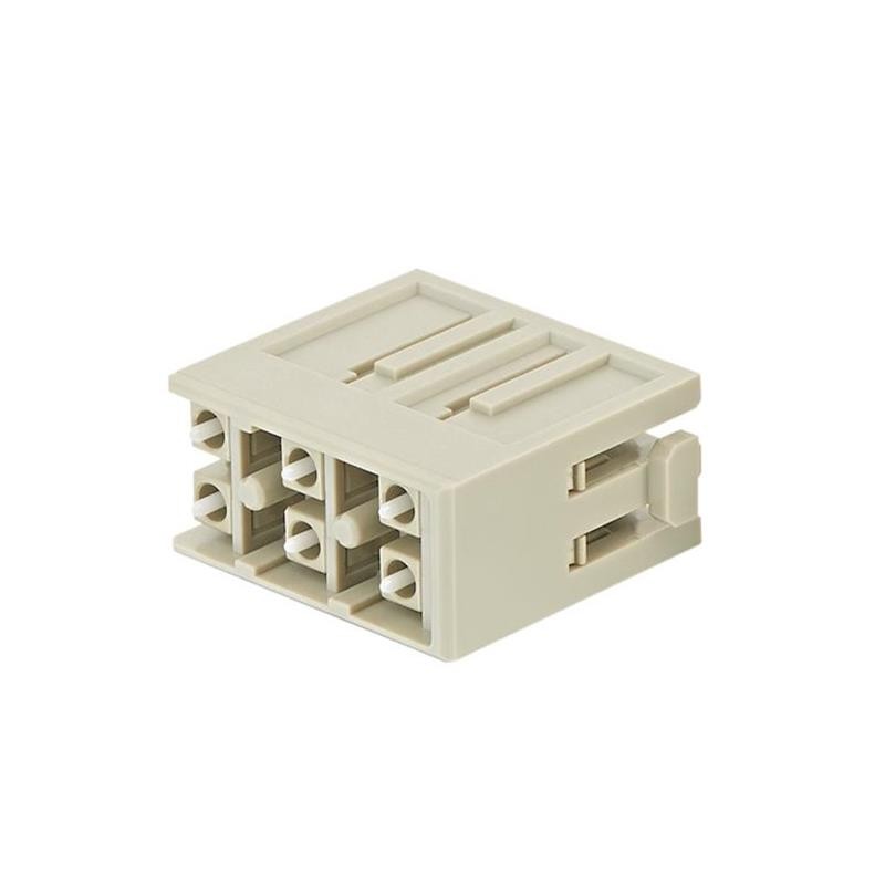 1 pcs : 09140064701 - HAN LC MALE MODULE FOR 6 LC CONT