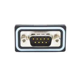 1 pcs : SDF-R09-113L461 - CONN D-SUB PLUG 9POS R/A SLDR