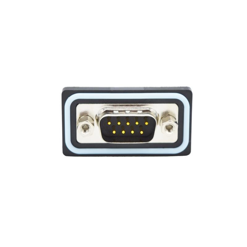 1 pcs : SDF-R09-113L461 - CONN D-SUB PLUG 9POS R/A SLDR