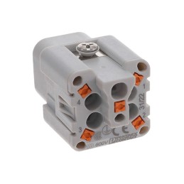 1 pcs : 1585281 - INSERT FMALE 4POS+PE PUSH-IN 230