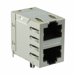 1 pcs : 2301997-2 - CONN JACK 2PORT 100 BASE-T PCB