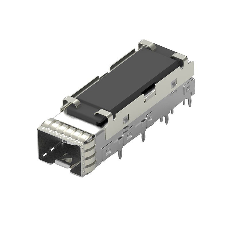 1 pcs : 2299056-1 - CONN SFP+ CAGE W/HSINK PRESS RA