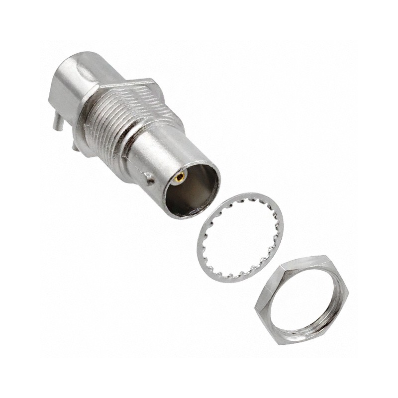 1 pcs : VBM511-75 - CONN BNC JACK R/A 75 OHM PCB