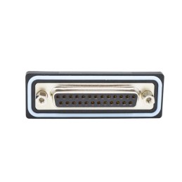 1 pcs : SDF-V25-213L011 - CONN D-SUB RCPT 25P PNL MNT SLDR