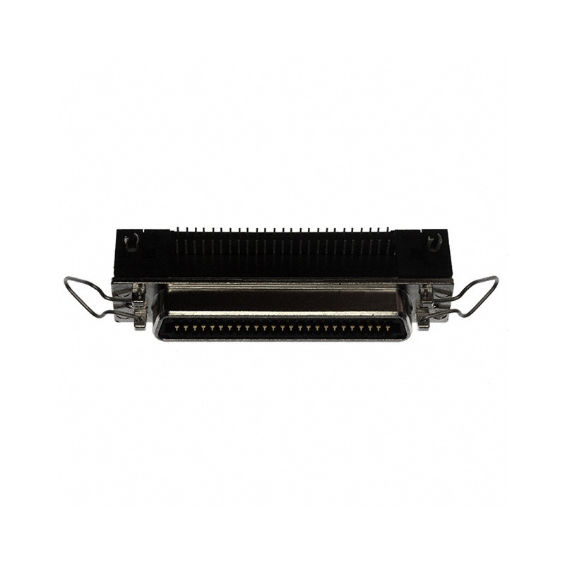 1 pcs : 5555057-1 - CONN RCPT 50POS R/A SOLDER