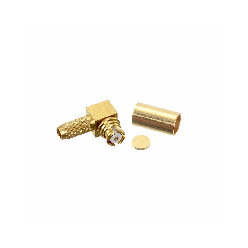 1 pcs : 19K201-302L5 - CONN SMP JACK R/A 50OHM SOLDER