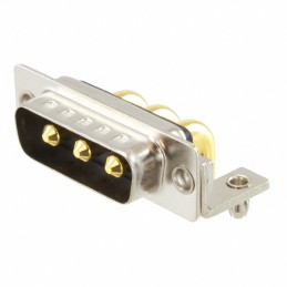 1 pcs : 684M3W3103L461 - CONN D-SUB PLUG 3POS R/A SLDR