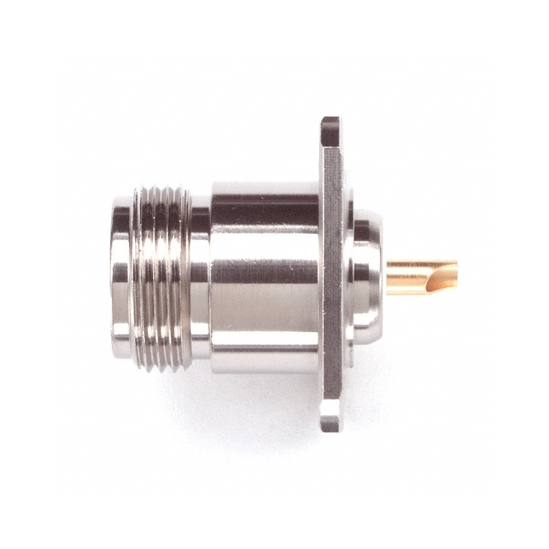 1 pcs : 2455 - CONN N RCPT STR 50 OHM SOLDER