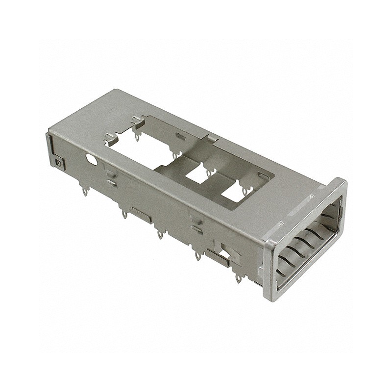 1 pcs : 1551891-1 - CONN ZQSFP+ CAGE PRESS-FIT R/A