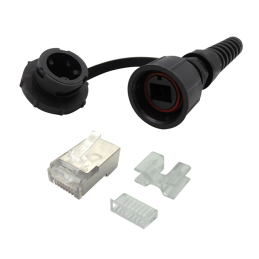 1 pcs : SS-39400-008 - CONN MOD PLUG SHLD CAT6A IP67