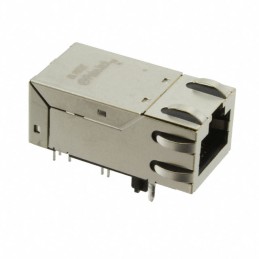 1 pcs : JK0-0161NL - CONN JACK 1PORT 1000 BASE-TX PCB