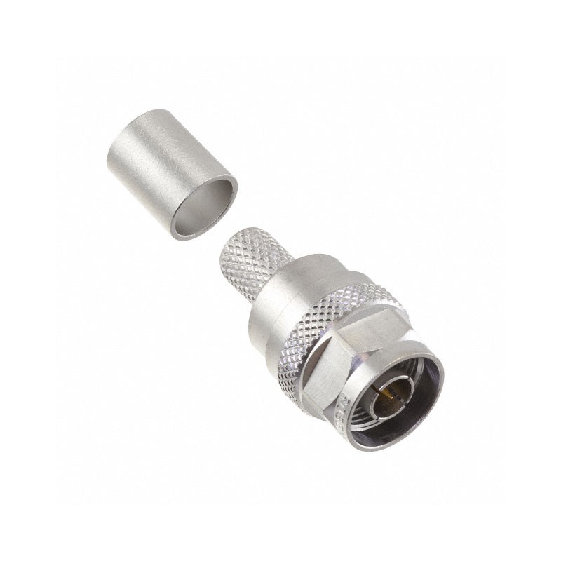 1 pcs : 53S101-1N9N5 - CONN N TYPE PLUG STR 50OHM -