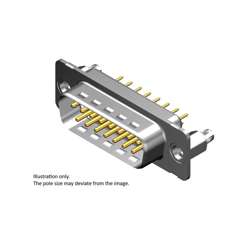 1 pcs : 1731090797 - FCT DSUB STR PC PLG 25 PN W/SNAP