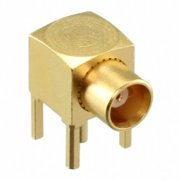 1 pcs : 29K203-400L5 - CONN MCX JACK R/A 50OHM PCB