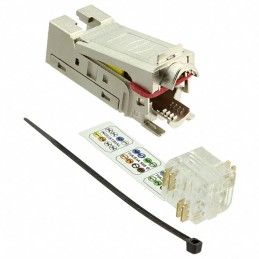 1 pcs : 20820010002 - CONN MOD JACK 8P8C