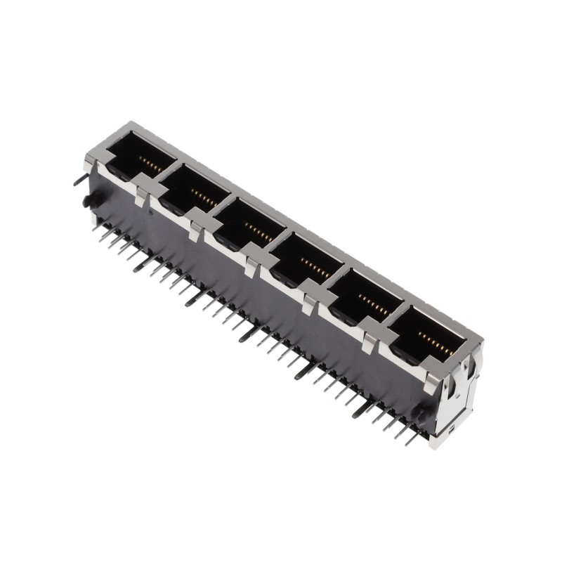 1 pcs : 0432238164 - CONN MOD JACK 8P8C R/A SHIELDED