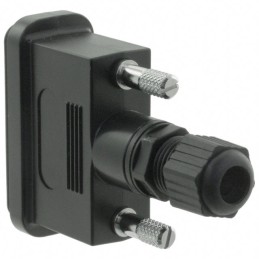 1 pcs : 967-015-010R011 - CONN BACKSHELL 15POS 180DEG BLK