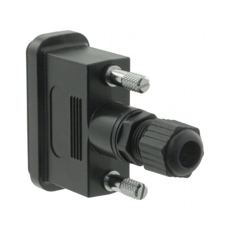 1 pcs : 967-015-010R011 - CONN BACKSHELL 15POS 180DEG BLK